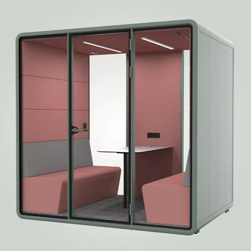 Professional Acoustic Soundproof Office Phone Booth Prefab Houses Outdoor Office Soundproof Pods For Public Privacy Meeting - Application: Indoor