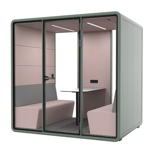 Custom Made Privacy Office Pods Acoustical Soundproof Office Phone Booth Office Meeting Pods Sound Working Booth