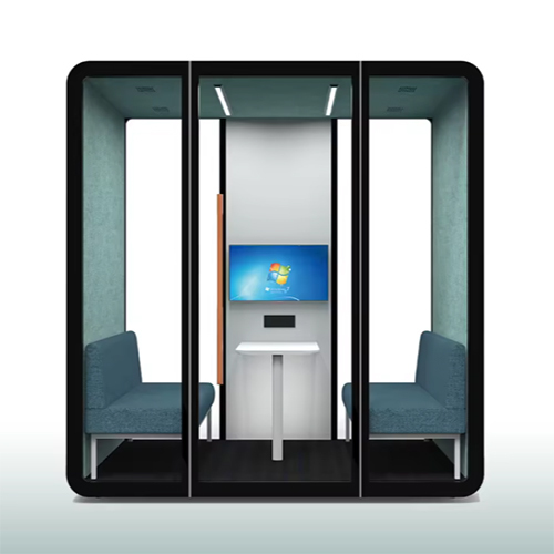 Soundproof Room Silent Cabin Mobile Office Negotiation Room Recording Studio Detachable Telephone Booth Office Pods - Color: Different Available