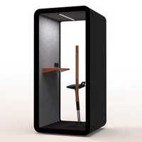 Soundproofing Mobile Studio Room Acoustic Meeting Office Work Space Silence Sound Proof Office Pod with Seating