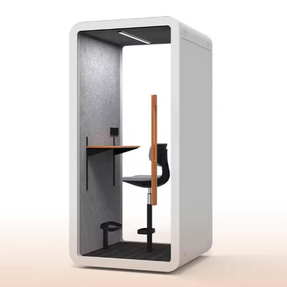 Stylish Multifunction Aluminum Alloyin DoorTiny Single Soundproof Booth Office Pod for Home Study