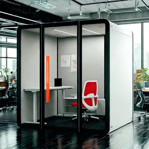 Soundproof Single Person Office Pods Telephone Booth Movable Acoustic Meeting Pod Home Office Booth Pod