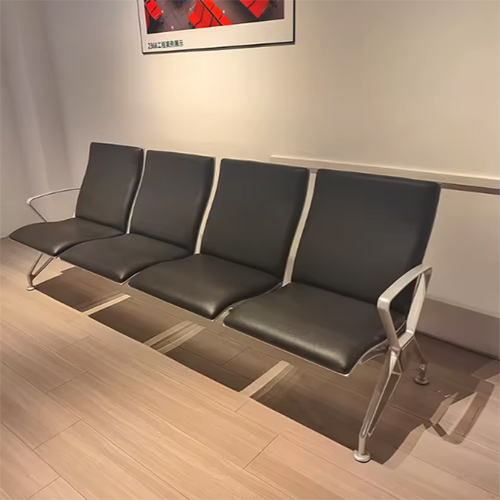 3-Seater Waiting Area Chair Visitor Airport Bench Seating Hospital Waiting Chair