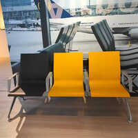 Durable Type Office Visitor Waiting Clinics Waiting Banch Chairs 3 Seat for Hospital