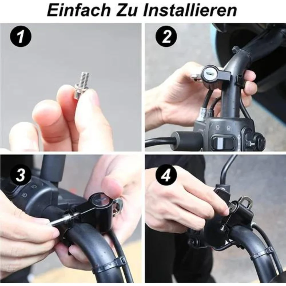 Anti Theft Helmet Lock