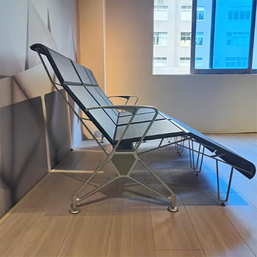 Tandem 3 Seat Airport Chair Public Place Moderne Hospital Clinic Waiting Room Chairs Pu Pink Waiting Chairs - Color: Black