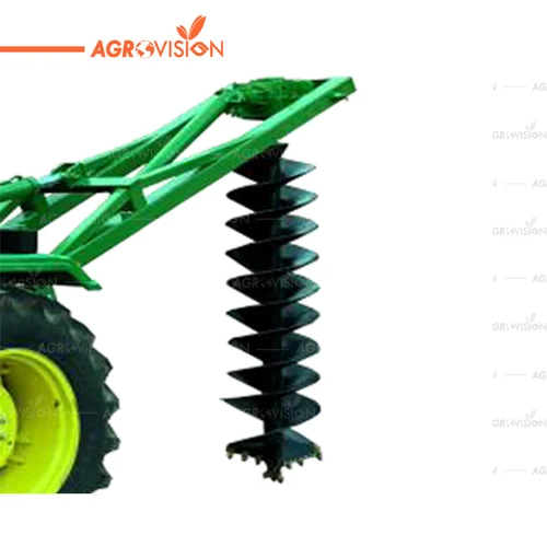 Hydraulic Post Hole Digger With Hoist