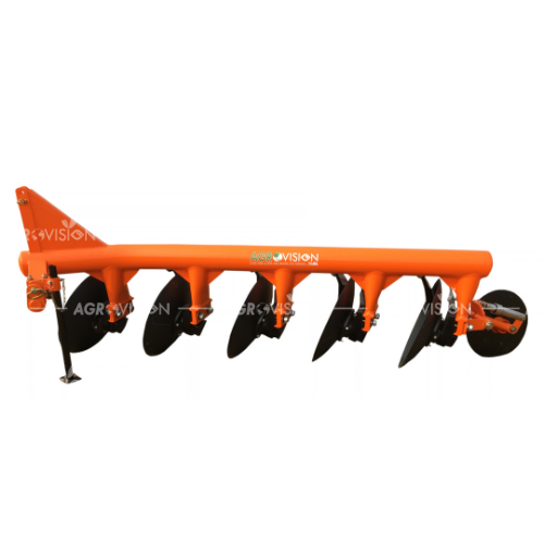 Mounted Disc Plough 5 Bottom - Color: Orange