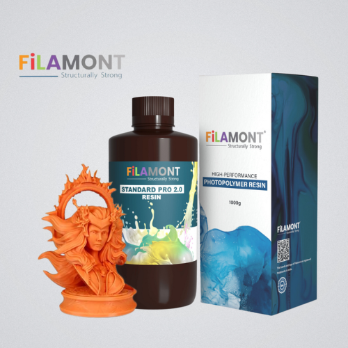 Filamont Standard Pro Resin 2.0 Orange Red