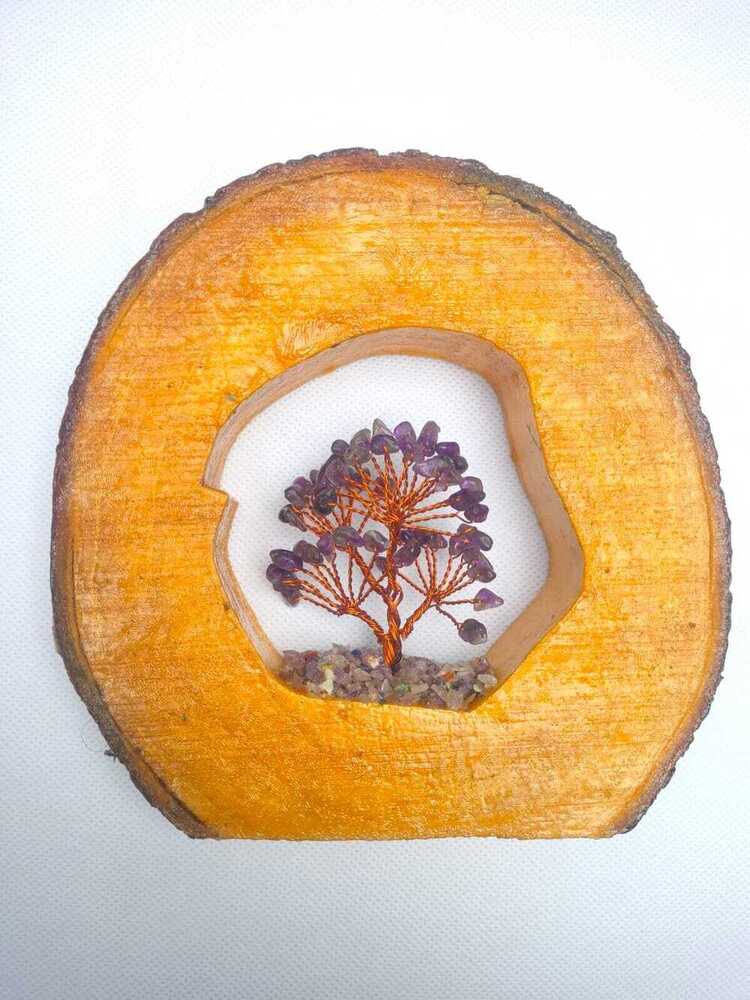 Amethyst Wall Decoration Tree - Design Type: Modern