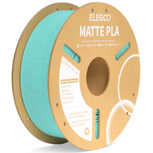 ELEGOO PLA Matte Filament Teal Green 1.75mm Versatile Printing Material 1kg
