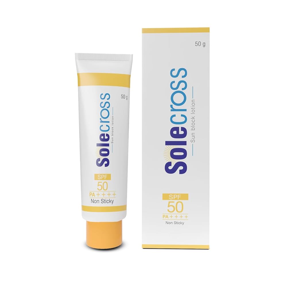 Solecross Sun Block Sunscreen Lotion Spf 50 Pa++++ - Drug Type: General Medicines