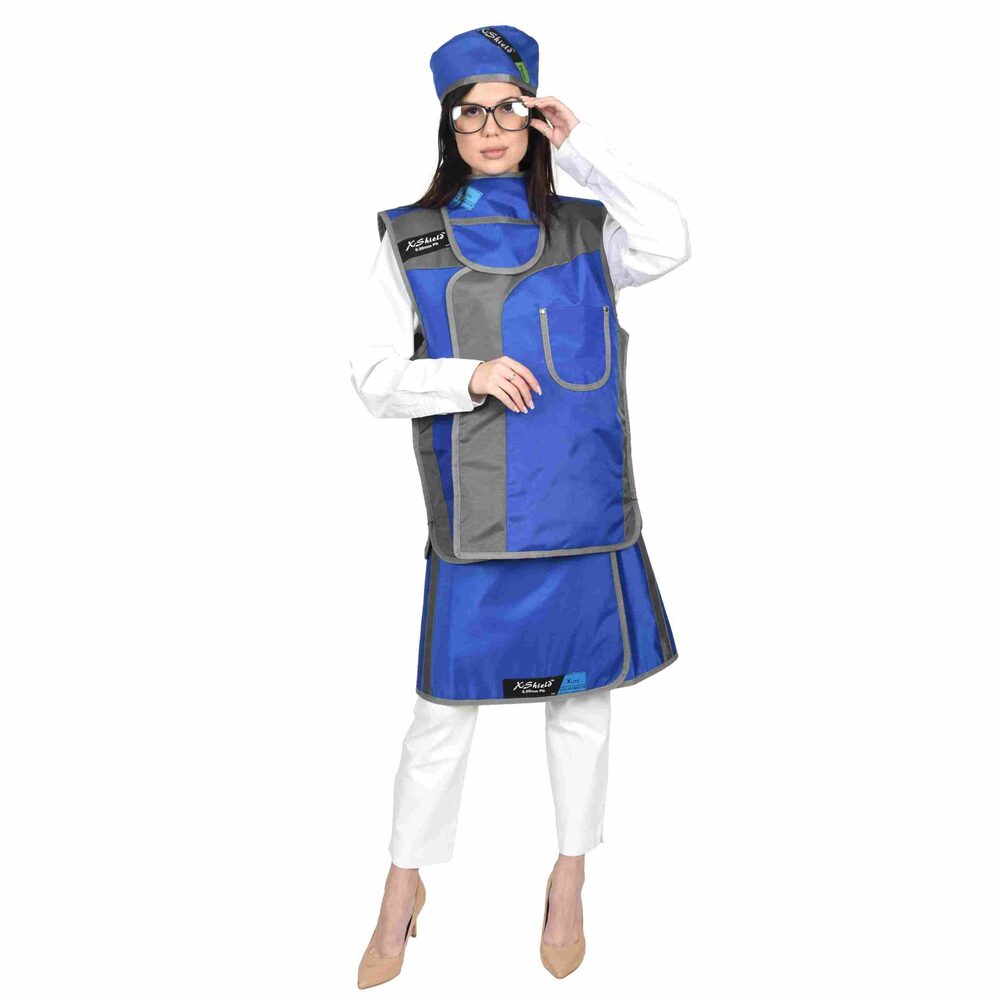 X Shield Jacket And Skirt - Color: Blue