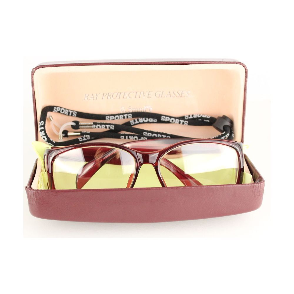 X Shield Lead Goggle - Color: Brown Ad Clear