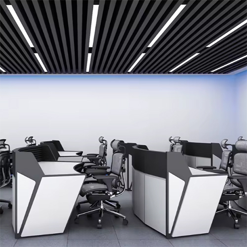 Office Computer Console Desk Commercial Furniture Room Command Center Console - Color: White