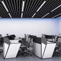 Office Computer Console Desk Commercial Furniture Room Command Center Console