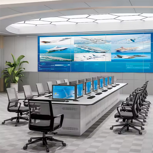 Command Center Cctv Control Console Room Desk Monitor Operation Center Engineer Operator Desk Equip Control T
