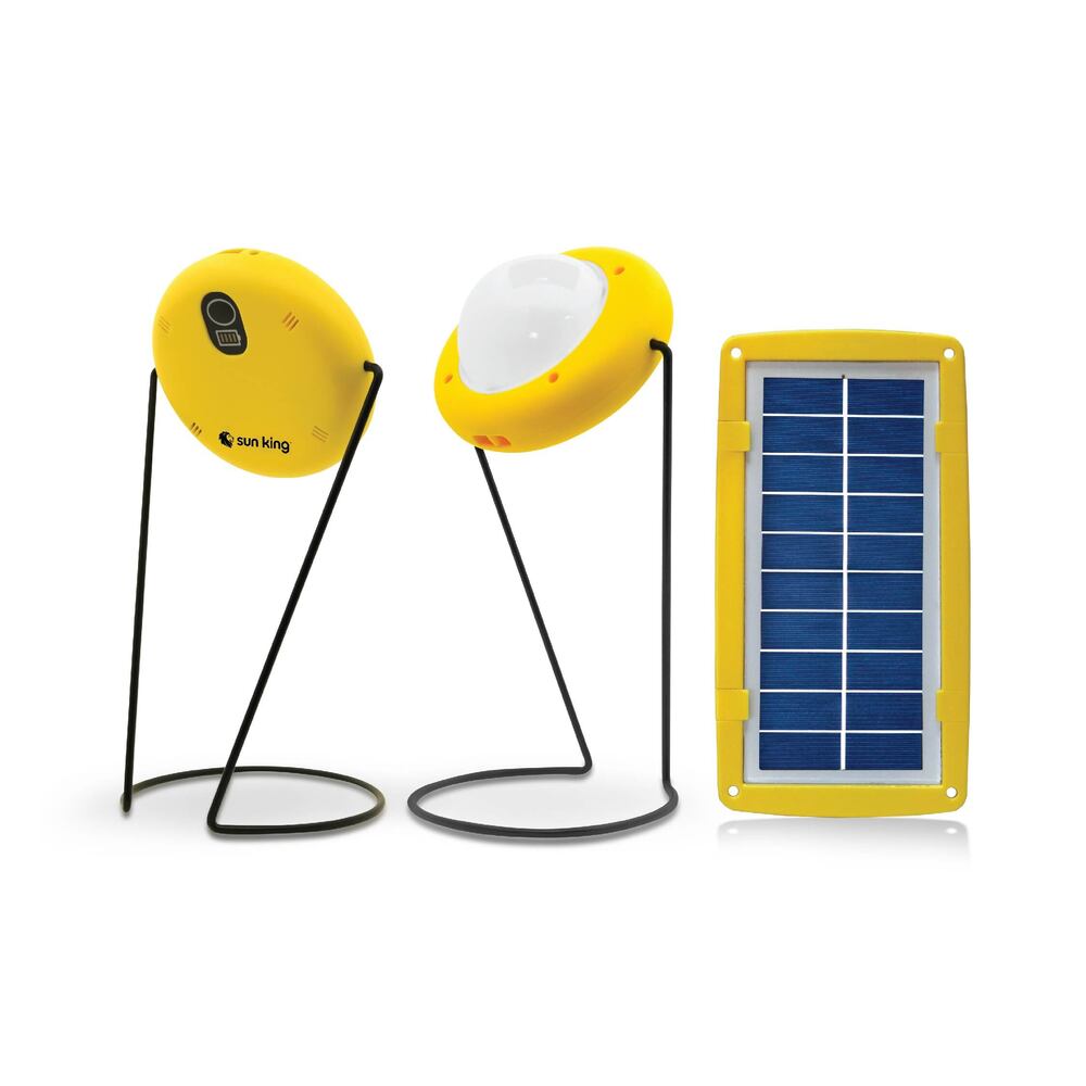 Sun King Pro 200 Portable Emergency Solar Light Lamp With Usb Mobile Charging - Color: Yellow & Black