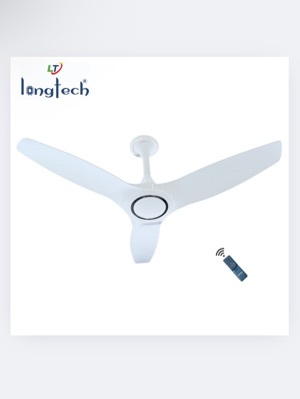 35W Longtech Abs White Bldc Ceiling Fan With Remote - Blade Material: Aluminium