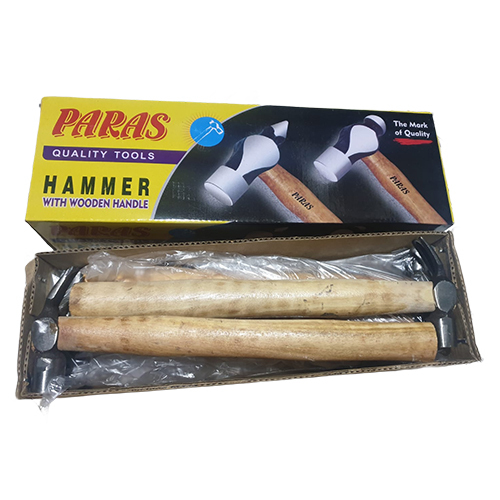 Hammer With Wooden Handle - Color: Black