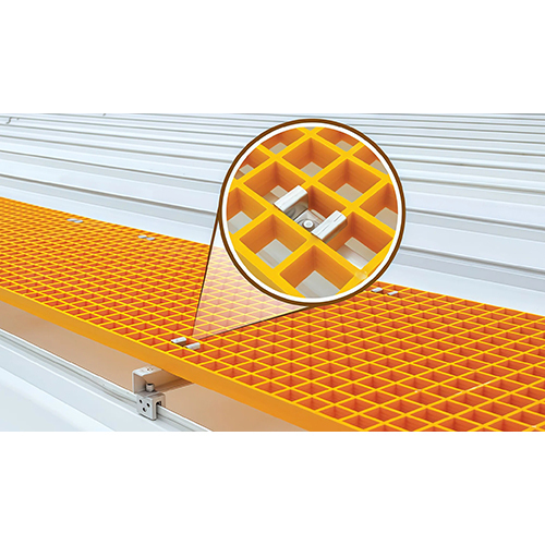 FRP Gratings - Rectangular Shape, Various Dimensions | Lightweight, Durable, Corrosion-Resistant for Industrial Applications
