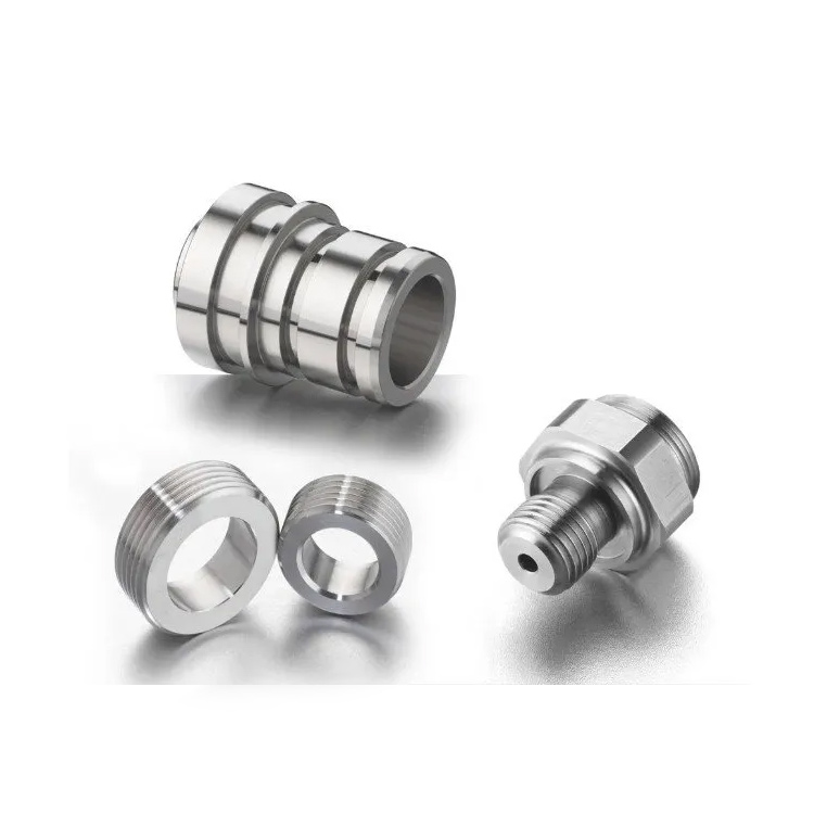 High Precision Machined Components - Color: Silver