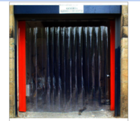 Clear View Sliding PVC Strip Curtain