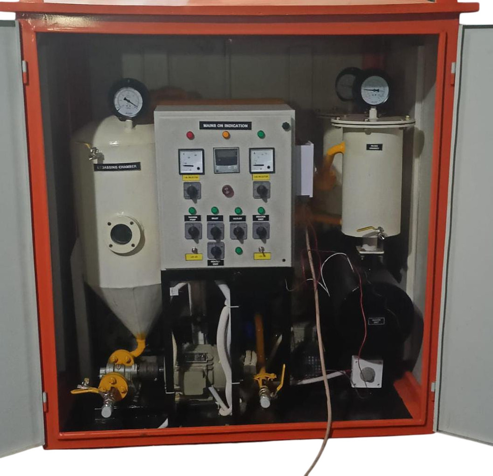 Transformer Oil Filter Machine - Color: Multicolor Paint Coated