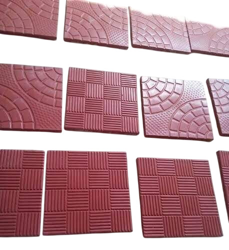 9 Cavity Paver Blocks - Color: Red