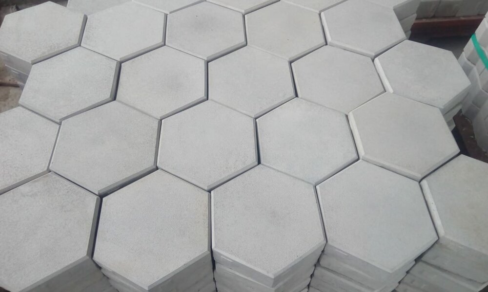 Hexagon Paver Block - Color: Gray