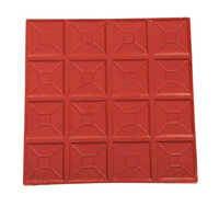 Square Paver Block - Color: Red