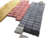 Zig Zag Paver Block - Material: Cement