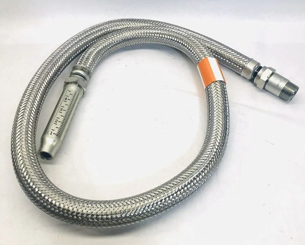 Ss Braided Hose Assembly - Color: Silver