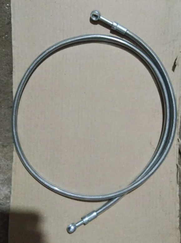 Ss Braided Hose Assembly - Color: Silver