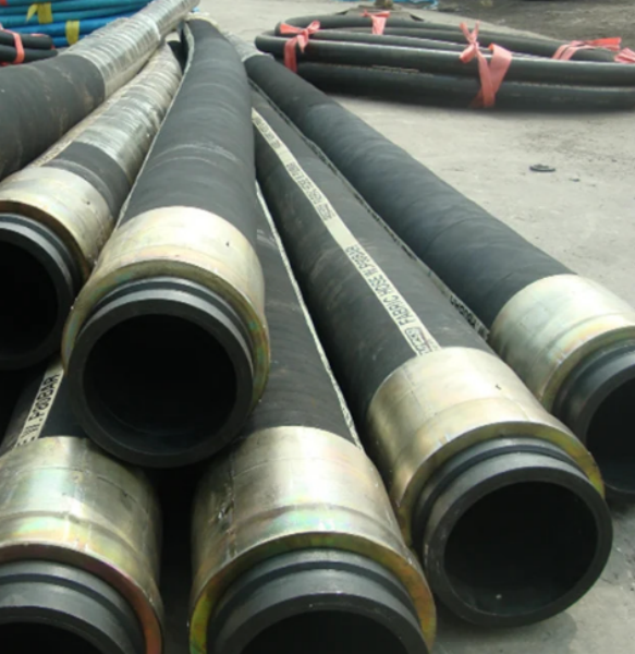 Dn -125 Concrete Pump Rubber End Hose 3 Mtr - Color: Black