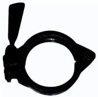 Concrete Pump Pipeline Clamp - Color: Black