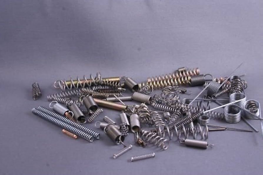 Precision Compression Springs - Color: Silver