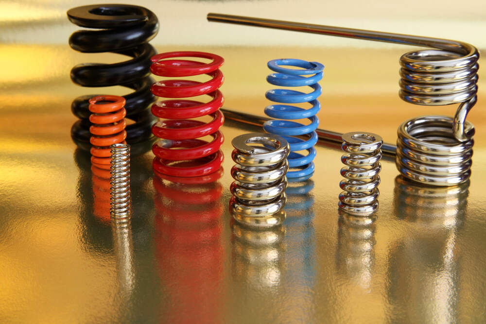 Car Brake Springs - Color: Silver