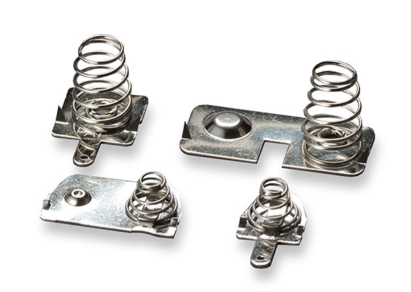 Battery Contact Spring - Color: Silver