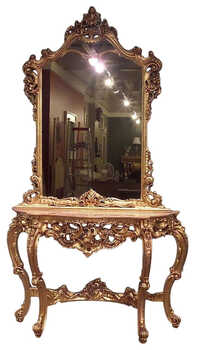 4 Feet Teakwood Antique Console Table