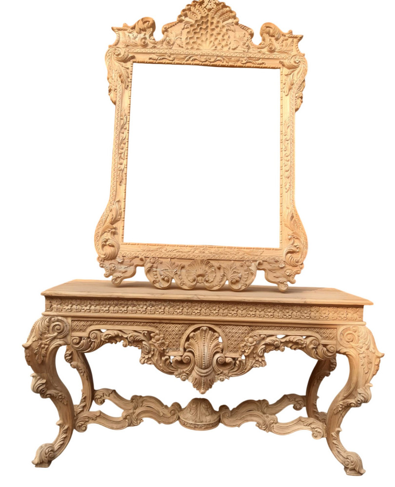 4 Feet Teakwood Console Table - Design: Standard