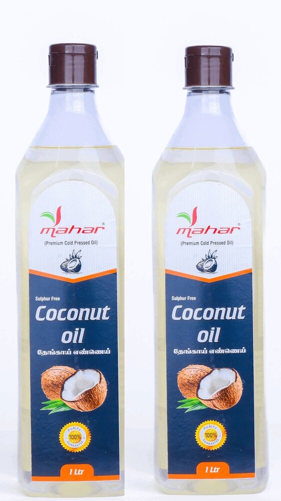 1 Litre Coconut Oil Pack of 2