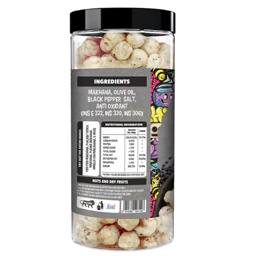 Yumgo Black Pepper Roasted Makhana (80g)