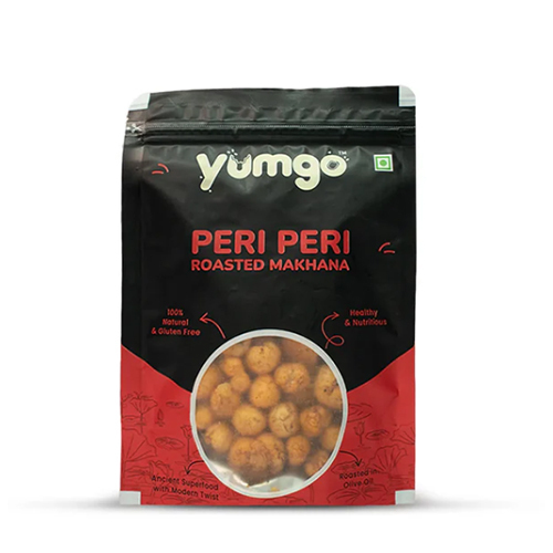 Yumgo Peri Peri Roasted Makhana 25G - Color: Brown