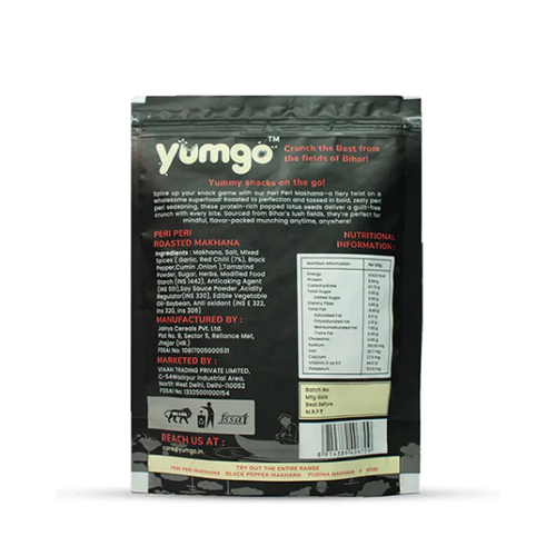 Yumgo Peri Peri Roasted Makhana 25g