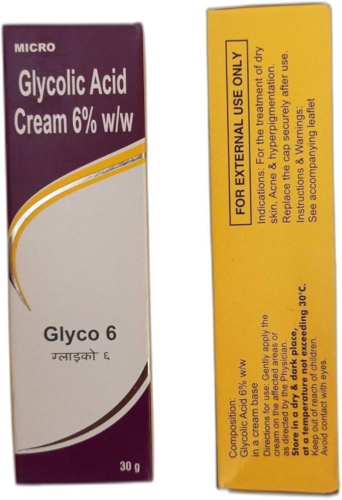 Glyco 6 Glycolic Acid 6% 30g Cream