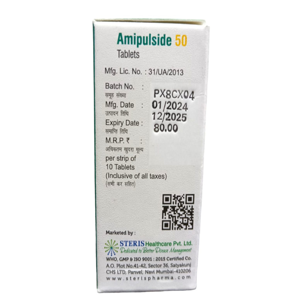 Amisulpride Tablets Ip (50mg) - Drug Type: General Medicines