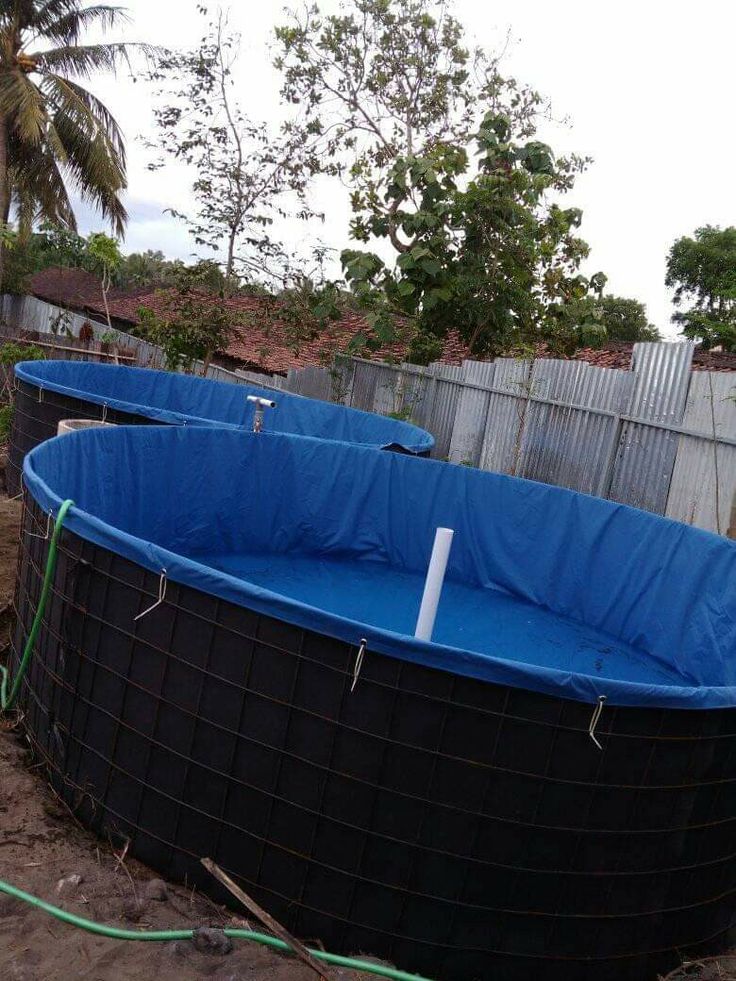 Biofloc Fish Farming Tank 3 Diameter 1150 Gsm ( 5625 Liter) - Color: Blue