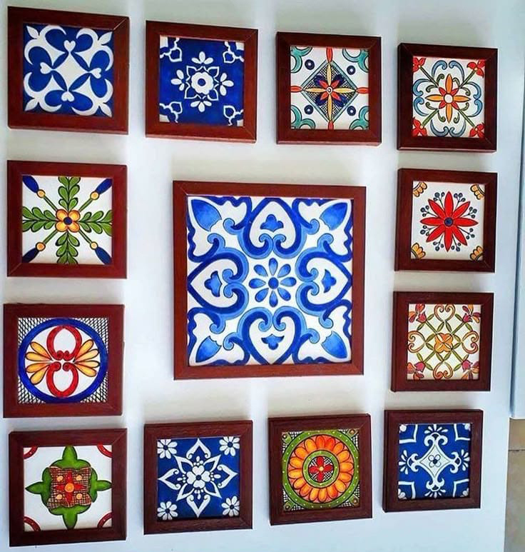 Decorative Wooden Wall Hanging - Color: Multiple