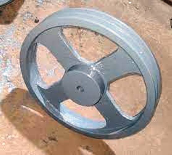 Heavy Duty Agricultural Pulley - Color: Silver